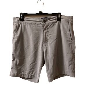 Faherty All Day Shorts Sz 34 Gray 9"‎ Inseam Water Resistant Stretch